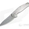 MKM Anso Goccia Flipper Limited #048 Damasteel Titanium Liner Lock Folder GC-D -Outlet Flippers Store gc d 048 1