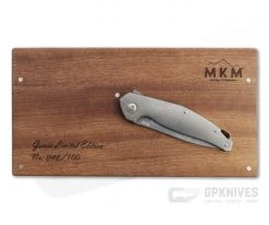 MKM Anso Goccia Flipper Limited #048 Damasteel Titanium Liner Lock Folder GC-D -Outlet Flippers Store gc d 048 4