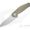 MKM Anso Goccia Satin M390 Bronze 3D Titanium Liner Lock Flipper GC-TBR