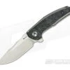 Reate Knives JACK Integral Satin M390 Marbled Carbon Fiber Bead Blast Titanium Frame Lock Flipper -Outlet Flippers Store jack 002 3