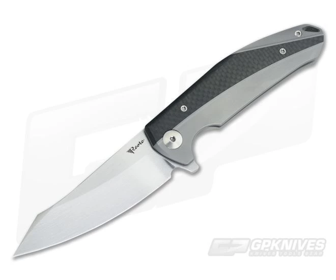 Reate Knives K-1 Carbon Fiber RWL34 Hand Rubbed Flipper 3 Reate Knives K-1 Carbon Fiber RWL34 Hand Rubbed Flipper