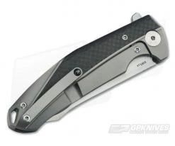 Reate Knives K-1 Carbon Fiber RWL34 Stonewash Flipper 6 Reate Knives K-1 Carbon Fiber RWL34 Stonewash Flipper -Outlet Flippers Store k1 v5 2