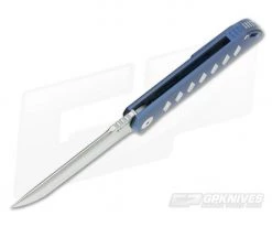 Reate Knives K-2 Compound Ground Tanto Blue Anodized Titanium S35VN Flipper -Outlet Flippers Store k2 001 3