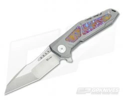 Reate Knives K-3 Mokuti Inlay Compound Ground CTS-204P Flipper