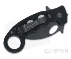 Emerson Folding Karambit Flipper Black Reinforced Tip -Outlet Flippers Store kar flipper bt rt 2 1