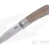 Pena Knives X Series KICKSTOP Flipper Apache Brown Canvas Micarta Folding Knife