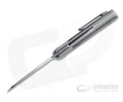 Pena Knives X Series KICKSTOP Flipper Apache Black Canvas Micarta Folding Knife -Outlet Flippers Store kfa kcm 3