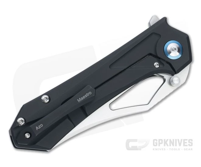 Kizer Maestro Reverse Tanto Satin S35VN Black Titanium Frame Lock Flipper KI4529 4 Kizer Maestro Reverse Tanto Satin S35VN Black Titanium Frame Lock Flipper KI4529 - Image 2