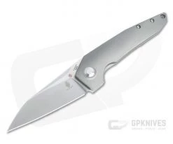 Kizer VK1 Vulpex Satin S35VN Titanium Frame Lock Flipper KI4565A1