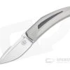 Tashi Bharucha Design Krypton 2 Satin CPM-154 Carbon Fiber Inlaid Kickstop Flipper -Outlet Flippers Store kry 02 1