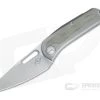 Liong Mah Design KUF v2 Green Micarta Top Flipper M390