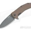 LionSteel KUR Flipper Brown G10 Black PVD Blade