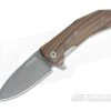 LionSteel KUR Flipper Santos Wood Black PVD Sleipner Liner Lock Folder -Outlet Flippers Store kur bst 2