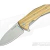 LionSteel KUR Flipper Olive Wood Sleipner Liner Lock Folder -Outlet Flippers Store kur ul 2