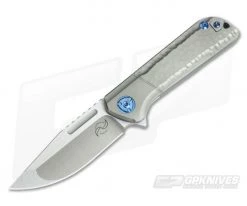 Liong Mah Design Lanny M390 Jigged Titanium Frame Lock Flipper