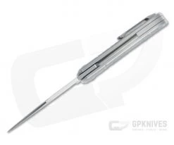 Pena Knives X-Series Lanny's Clip Front Flipper Satin M390 Jigged Titanium 7 Pena Knives X-Series Lanny's Clip Front Flipper Satin M390 Jigged Titanium -Outlet Flippers Store lcff ti 3