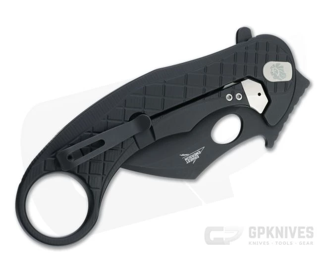 LionSteel X Emerson L.E. One Karambit Black Magnacut Black Aluminum Frame Lock Flipper LE1 A BB 4 LionSteel X Emerson L.E. One Karambit Black Magnacut Black Aluminum Frame Lock Flipper LE1 A BB - Image 2