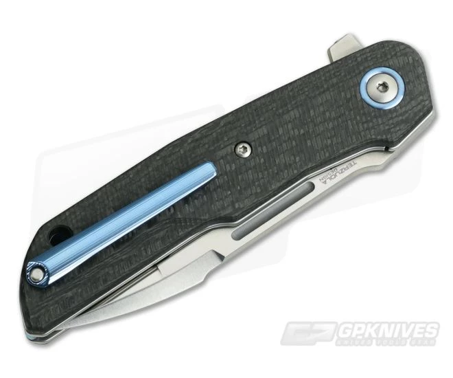MKM Mikita Terzuola Clap Carbon Fiber Liner Lock Removable Flipper M390 LS01-C 4 MKM Mikita Terzuola Clap Carbon Fiber Liner Lock Removable Flipper M390 LS01-C - Image 2
