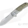 MKM Mikita Terzuola Clap Bolstered Green Canvas Micarta M390 Liner Lock Flipper LS01-GCT 1 MKM Mikita Terzuola Clap Bolstered Green Canvas Micarta M390 Liner Lock Flipper LS01-GCT -Outlet Flippers Store ls01 gct 2