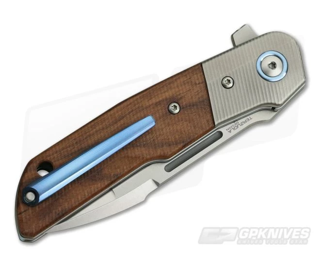 MKM Mikita Terzuola Clap Bolstered Santos Wood Liner Lock Removable Flipper M390 LS01-ST 4 MKM Mikita Terzuola Clap Bolstered Santos Wood Liner Lock Removable Flipper M390 LS01-ST - Image 2