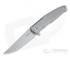 RUIKE M108-TZ Bead Blast 154CM Titanium Frame Lock Flipper