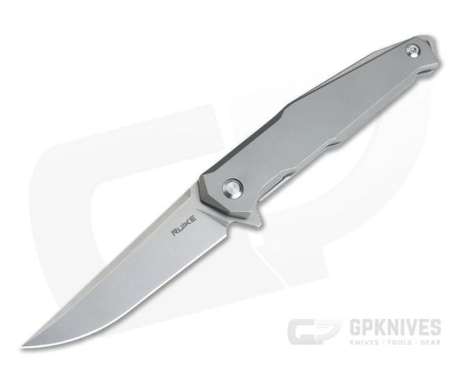 RUIKE M108-TZ Bead Blast 154CM Titanium Frame Lock Flipper 3 RUIKE M108-TZ Bead Blast 154CM Titanium Frame Lock Flipper