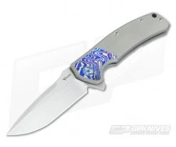 Reate Knives Mini Horizon-D Mokuti Titanium M390 Frame Lock Flipper