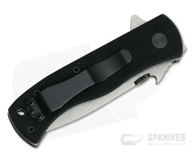 Emerson Mini CQC-7 Flipper Waved Plain Stonewashed Tanto Standoffs 4 Emerson Mini CQC-7 Flipper Waved Plain Stonewashed Tanto Standoffs - Image 2