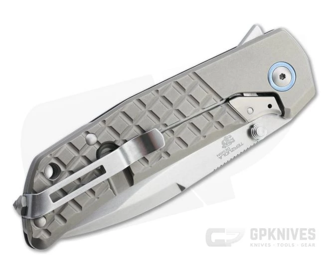 MKM Mikita x Terzuola Maximo Stonewashed M390 Carbon Fiber Frame Lock Flipper MM-CT 4 MKM Mikita x Terzuola Maximo Stonewashed M390 Carbon Fiber Frame Lock Flipper MM-CT - Image 2