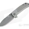 MKM Mikita x Terzuola Maximo Dark Stonewashed M390 Titanium Frame Lock Flipper MM-TDSW