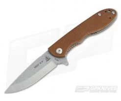 TOPS Knives Mini Scandi Folder 4.0 Liner Lock Flipper Micarta N690Co MSF-4.0