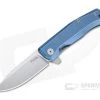 LionSteel Myto Satin M390 Blue Titanium Frame Lock Flipper MT01-BL -Outlet Flippers Store mt01 bl 2