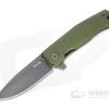 LionSteel Myto Black Stonewashed M390 Green Aluminum Frame Lock Flipper MT01A-GB -Outlet Flippers Store mt01a gb 1