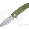 LionSteel Myto Stonewashed M390 Green Aluminum Frame Lock Flipper MT01A-GS