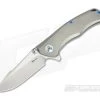 Reate Knives New Torrent Bead Blast Titanium Frame Lock Flipper Satin RWL34 -Outlet Flippers Store nt 01 1 1