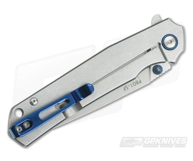RUIKE P801-SF Stonewash 14c28n Stainless Steel Frame Lock Flipper 4 RUIKE P801-SF Stonewash 14c28n Stainless Steel Frame Lock Flipper - Image 2