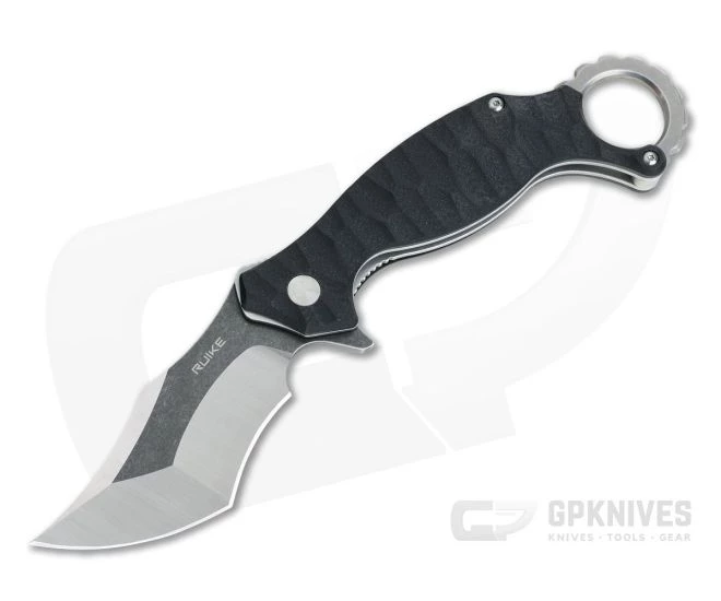 RUIKE P881-B1 Karambit Two-tone 14C28N Black G10 Tactical Liner Lock Flipper 3 RUIKE P881-B1 Karambit Two-tone 14C28N Black G10 Tactical Liner Lock Flipper