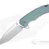 QSP Knives Woodpecker Satin M390 Green Titanium Frame Lock Flipper QS116-B II 1 QSP Knives Woodpecker Satin M390 Green Titanium Frame Lock Flipper QS116-B II -Outlet Flippers Store qs116 b11 1