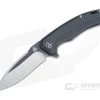 QSP Knives Woodpecker Two-tone M390 Black Titanium Frame Lock Flipper QS116-D II