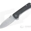 QSP Knives Hawk Damascus Shredded Carbon Fiber Liner Lock Flipper