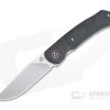 QSP Knives Gannet Satin 154CM Carbon Fiber Bolstered Black Micarta Front Flipper 2 QSP Knives Gannet Satin 154CM Carbon Fiber Bolstered Black Micarta Front Flipper -Outlet Flippers Store qs137 a 1