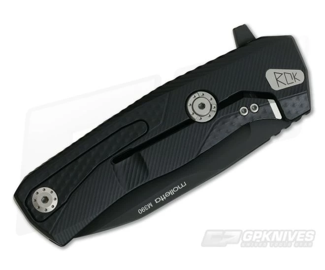 LionSteel ROK H.WAYL Hidden Clip Black Aluminum Black M390 Flipper ROK A BB 4 LionSteel ROK H.WAYL Hidden Clip Black Aluminum Black M390 Flipper ROK A BB - Image 2