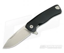 LionSteel ROK H.WAYL Hidden Clip Black Aluminum M390 Flipper ROK A BS