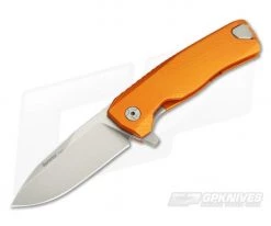LionSteel ROK H.WAYL Hidden Clip Orange Aluminum M390 Flipper ROK A OS