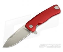LionSteel ROK H.WAYL Hidden Clip Red Aluminum M390 Flipper ROK A RS