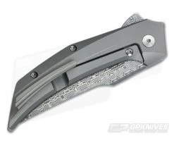 Reate Knives Star Boy Titanium Bharucha Damasteel -Outlet Flippers Store sb 06 2