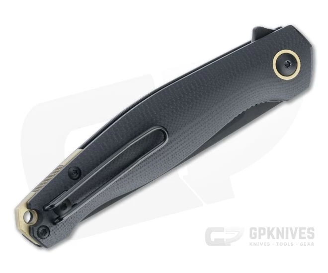 GiantMouse ACE Sonoma V2 Blackout PVD Elmax G10 Liner Lock Flipper 4 GiantMouse ACE Sonoma V2 Blackout PVD Elmax G10 Liner Lock Flipper - Image 2