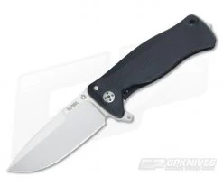 LionSteel SR-11 Aluminum Black Integral Flipper Sleipner SR11A BS