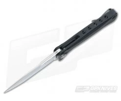 LionSteel SR-11 Aluminum Black Integral Flipper Sleipner SR11A BS -Outlet Flippers Store sr11a bs 3