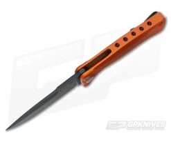 LionSteel SR-11 Aluminum Orange Integral Flipper Black Sleipner SR11A OB -Outlet Flippers Store sr11a ob 3